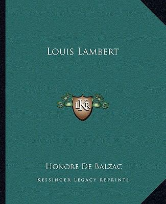 Louis Lambert 1162671815 Book Cover