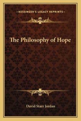 The Philosophy of Hope 1163075833 Book Cover