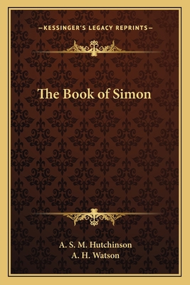 The Book of Simon 116275365X Book Cover