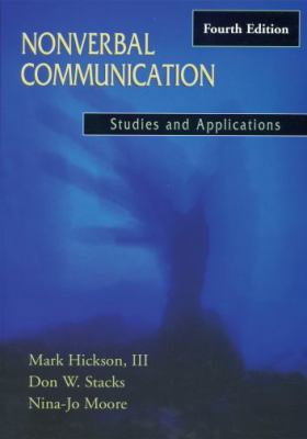 Nonverbal Communication: Studies and Applications 0195329880 Book Cover