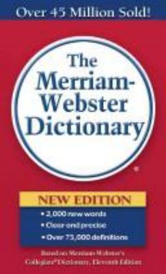 Merriam Webster Dictionary 0877799318 Book Cover