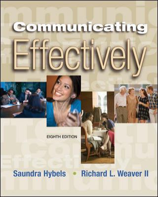 Communicating Effectively: Eighth Edition 0073193399 Book Cover