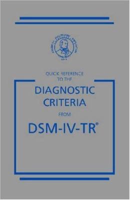 Quick Reference to the Diagnostic Criteria from... 0890420262 Book Cover