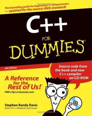 C++ for Dummies [With CDROM] 0764568523 Book Cover