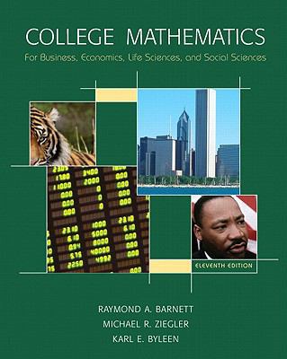 College Mathematics for Business, Economics, Li... 0135131502 Book Cover