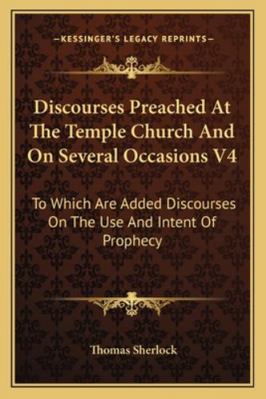 Discourses Preached At The Temple Church And On... 1163300071 Book Cover