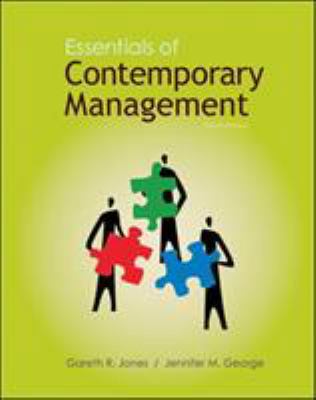 Essentials of Contemporary Management 0078137225 Book Cover