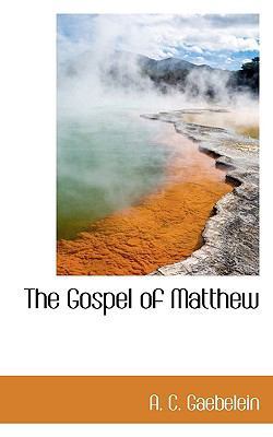 The Gospel of Matthew 1115741632 Book Cover