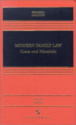 Modern Family Law: Cases and Materials 0735524009 Book Cover