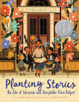 Planting Stories: The Life of Librarian and Sto... 0062748696 Book Cover