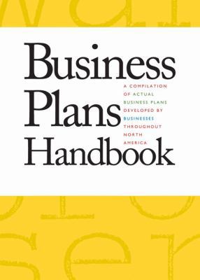 Business Plans Handbook 0787620777 Book Cover