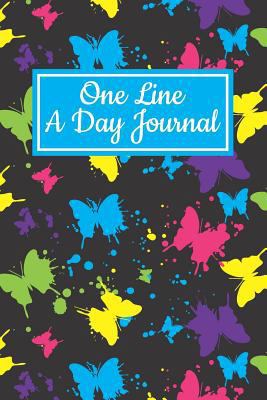 Paperback One Line a Day Journal : 5 Years of Memories, Blank Date No Month, 6 X 9, 365 Lined Pages Book