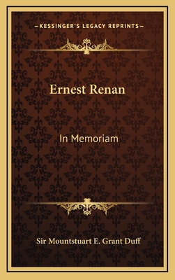 Ernest Renan: In Memoriam 1163431044 Book Cover