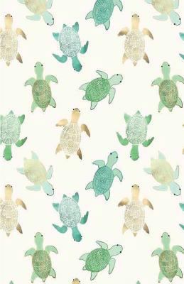 Paperback Notebook: Watercolor Turtle: Notebook Journal Diary, 120 Lined pages, 5.5" x 8.5" Book