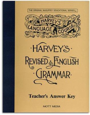 Harveys English Grammar Key 7+ 0880621540 Book Cover