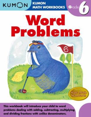 Kumon Grade 6 Word Problems 1934968633 Book Cover