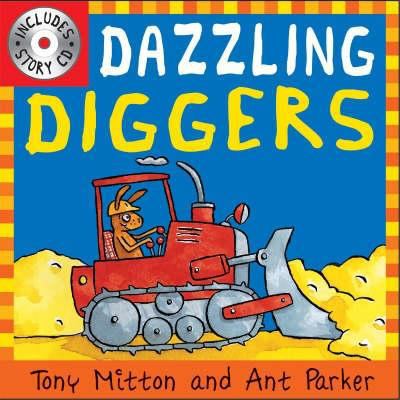 Dazzling Diggers (Amazing Machines with CD) 0753415232 Book Cover
