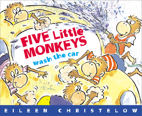 Five Little Monkeys Wash the Car B00AHG42IS Book Cover