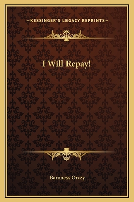 I Will Repay! 116928616X Book Cover