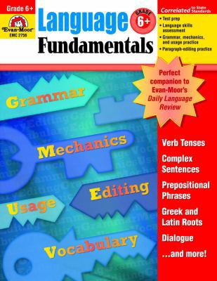 Language Fundamentals, Grade 6 1596731664 Book Cover