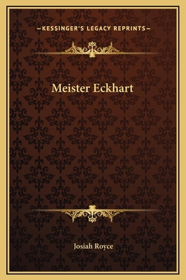 Meister Eckhart 1169201415 Book Cover