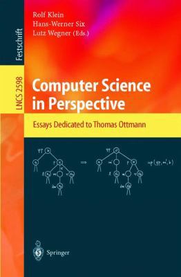 Computer Science in Perspective: Essays Dedicat... 354000579X Book Cover