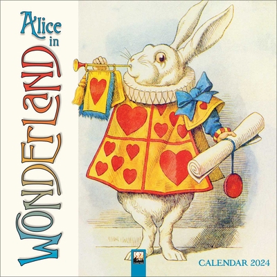 Alice in Wonderland Wall Calendar 2024 (Art Cal... 1804173649 Book Cover