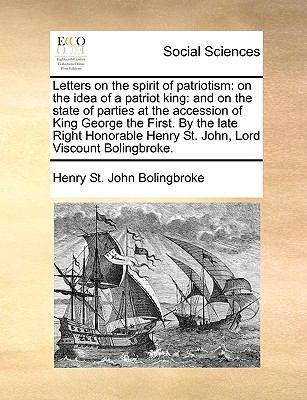 Letters on the spirit of patriotism: on the ide... 1170378730 Book Cover
