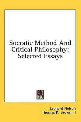 Socratic Method and Critical Philosophy: Select... 143671530X Book Cover