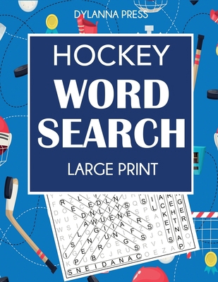 Hockey Word Search [Large Print] 1647900166 Book Cover