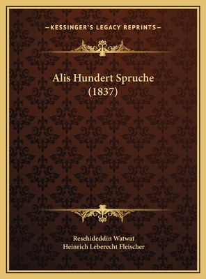 Alis Hundert Spruche (1837) [German] 1169715214 Book Cover