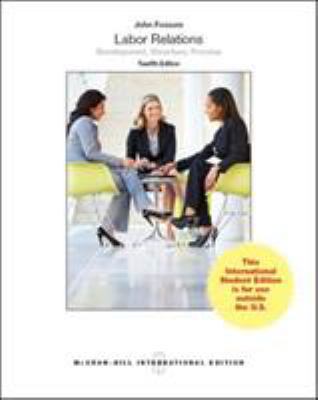 Labor Relations 1259255700 Book Cover