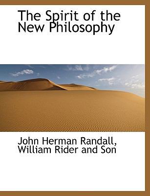 The Spirit of the New Philosophy 1140285874 Book Cover