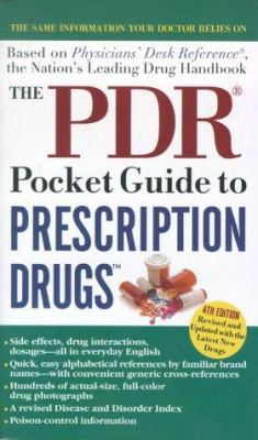 The PDR Pocket Guide to Prescription Drugs B0010CCOKG Book Cover