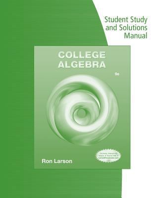 Student Solutions Manual for Larson's College A... 1133962947 Book Cover