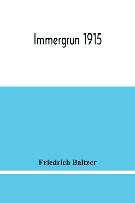 Immergrun 1915 9354480624 Book Cover
