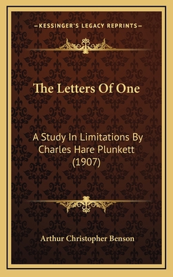 The Letters of One: A Study in Limitations by C... 116425149X Book Cover