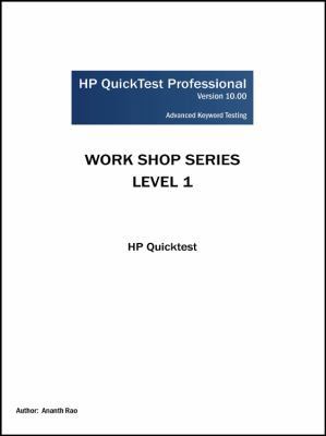HP Quicktest Professional Workshop Series: Leve... 1432753401 Book Cover