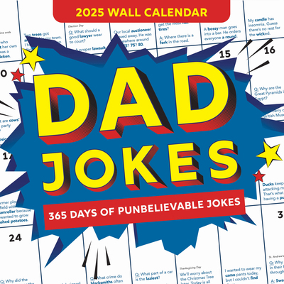 2025 Dad Jokes Wall Calendar: 365 Days of Punbe... 1728293774 Book Cover