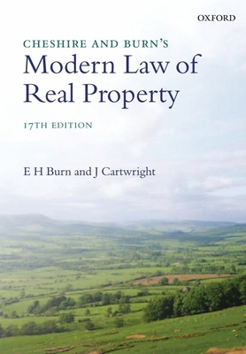 Cheshire and Burn's Modern Law of Real Property 0199285330 Book Cover