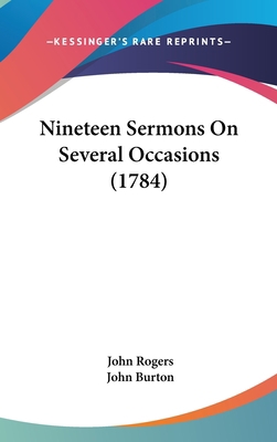 Nineteen Sermons On Several Occasions (1784) 1104714167 Book Cover