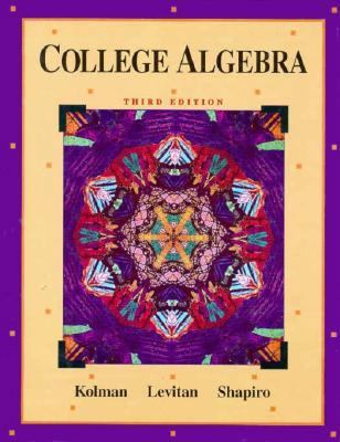 College Algebra 0030469341 Book Cover
