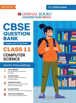 Oswaal CBSE Question Bank Class 11 Computer Sci... 9359582255 Book Cover