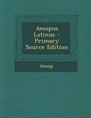 Aesopus Latinus [Latin] 1294522558 Book Cover