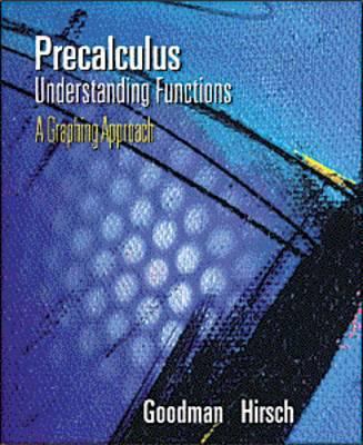 Precalculus: Understanding Functions, A Graphin... 0534371760 Book Cover