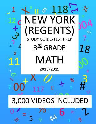 3rd Grade NEW YORK REGENTS, MATH, Test Prep: 20... 1726475107 Book Cover