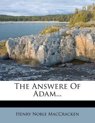 The Answere of Adam... 1276293674 Book Cover