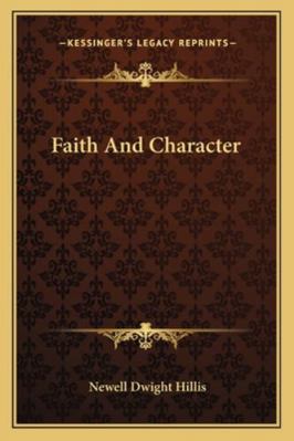 Faith And Character 1162963220 Book Cover