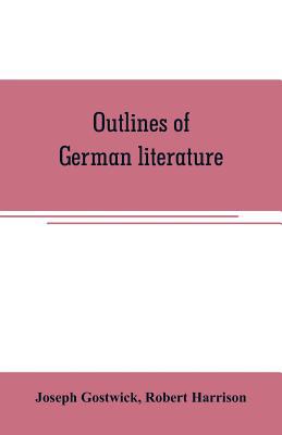 Outlines of German literature 9353707250 Book Cover