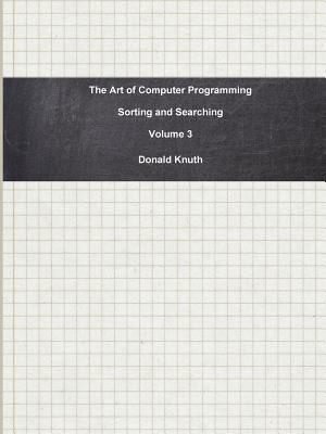 Art of Computer Programming - Volume 3 1365488535 Book Cover